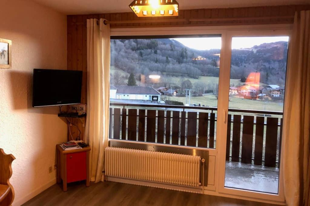 Studio Agreable Et Cosy Avec Vue Sur Les Memises Thollon-les-Memises Dış mekan fotoğraf