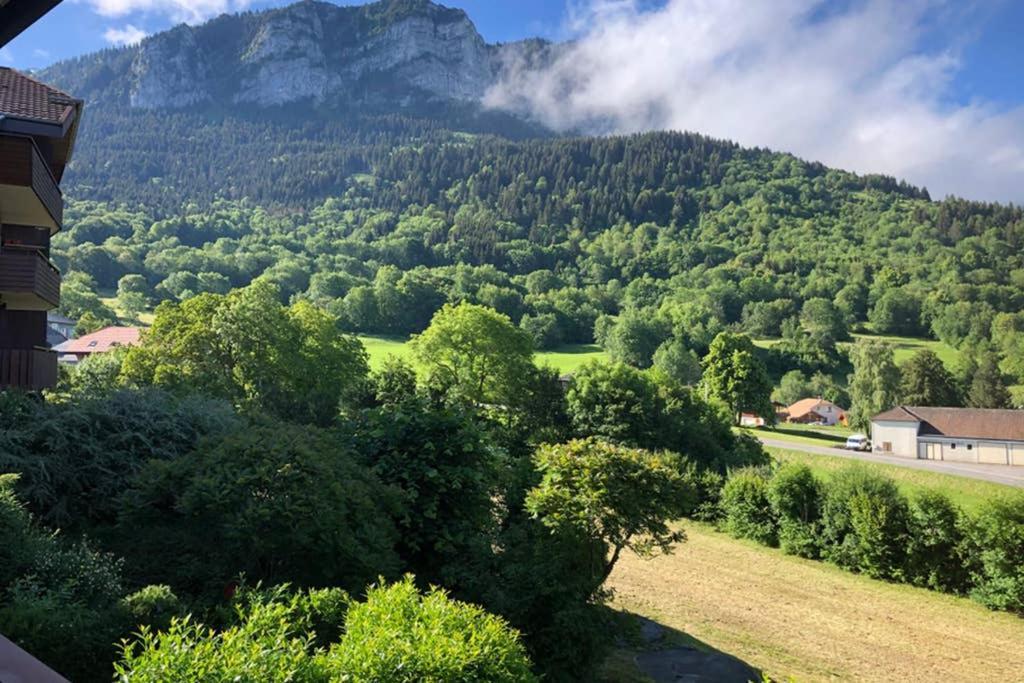 Studio Agreable Et Cosy Avec Vue Sur Les Memises Thollon-les-Memises Dış mekan fotoğraf