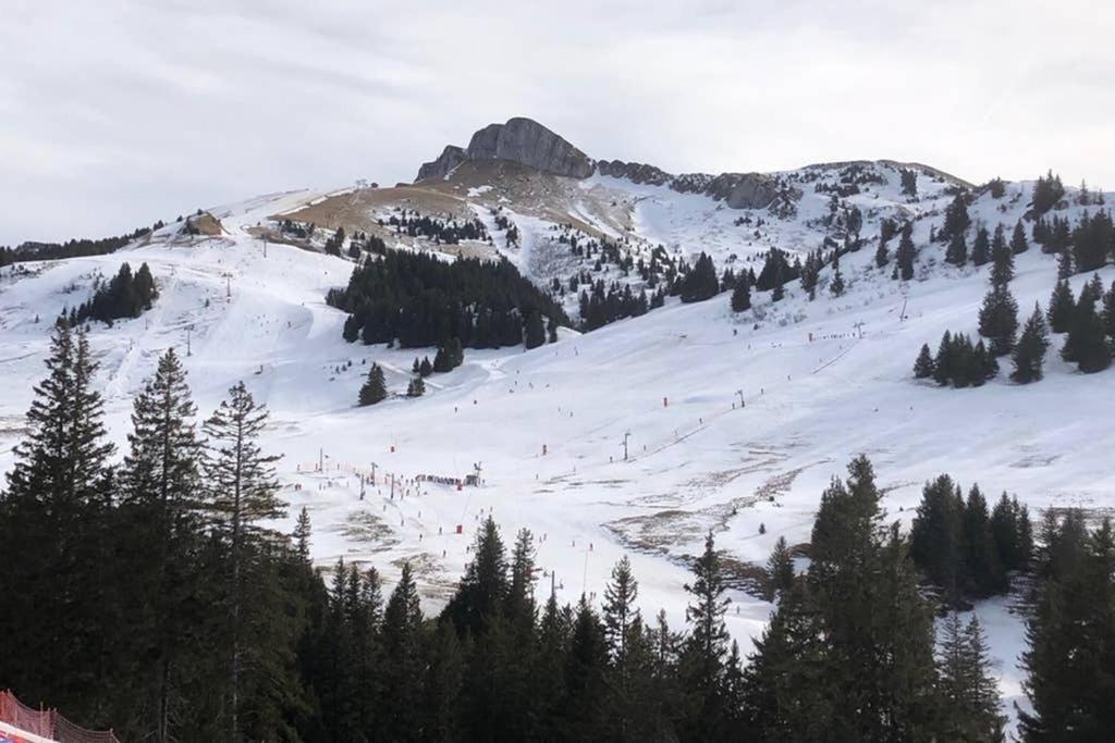 Studio Agreable Et Cosy Avec Vue Sur Les Memises Thollon-les-Memises Dış mekan fotoğraf